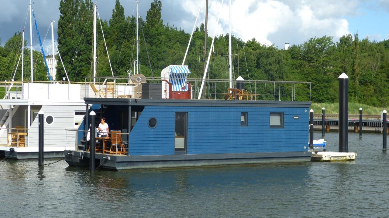 Hotel Hausboot Harmonie Stralsund Exterior foto