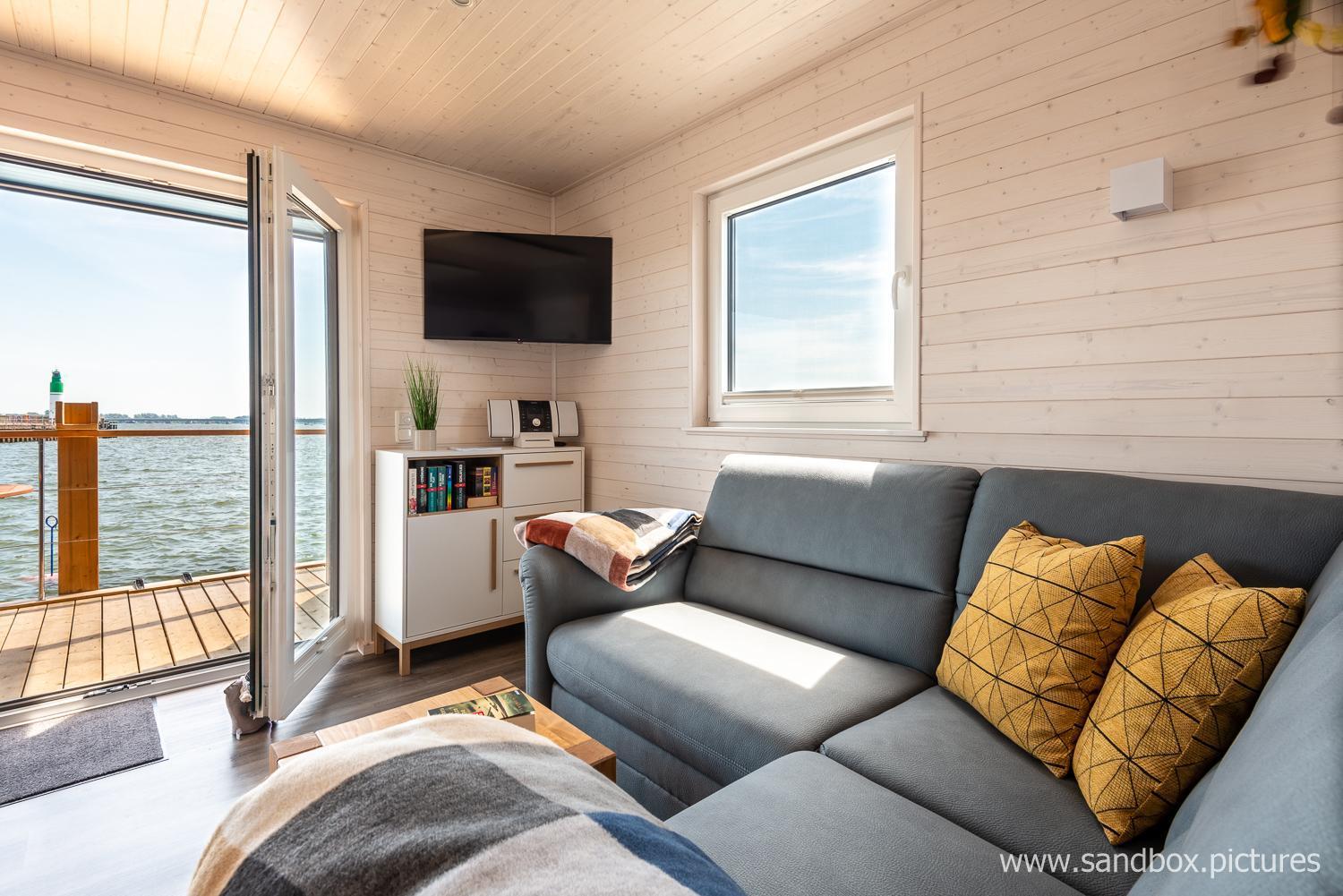 Hotel Hausboot Harmonie Stralsund Exterior foto